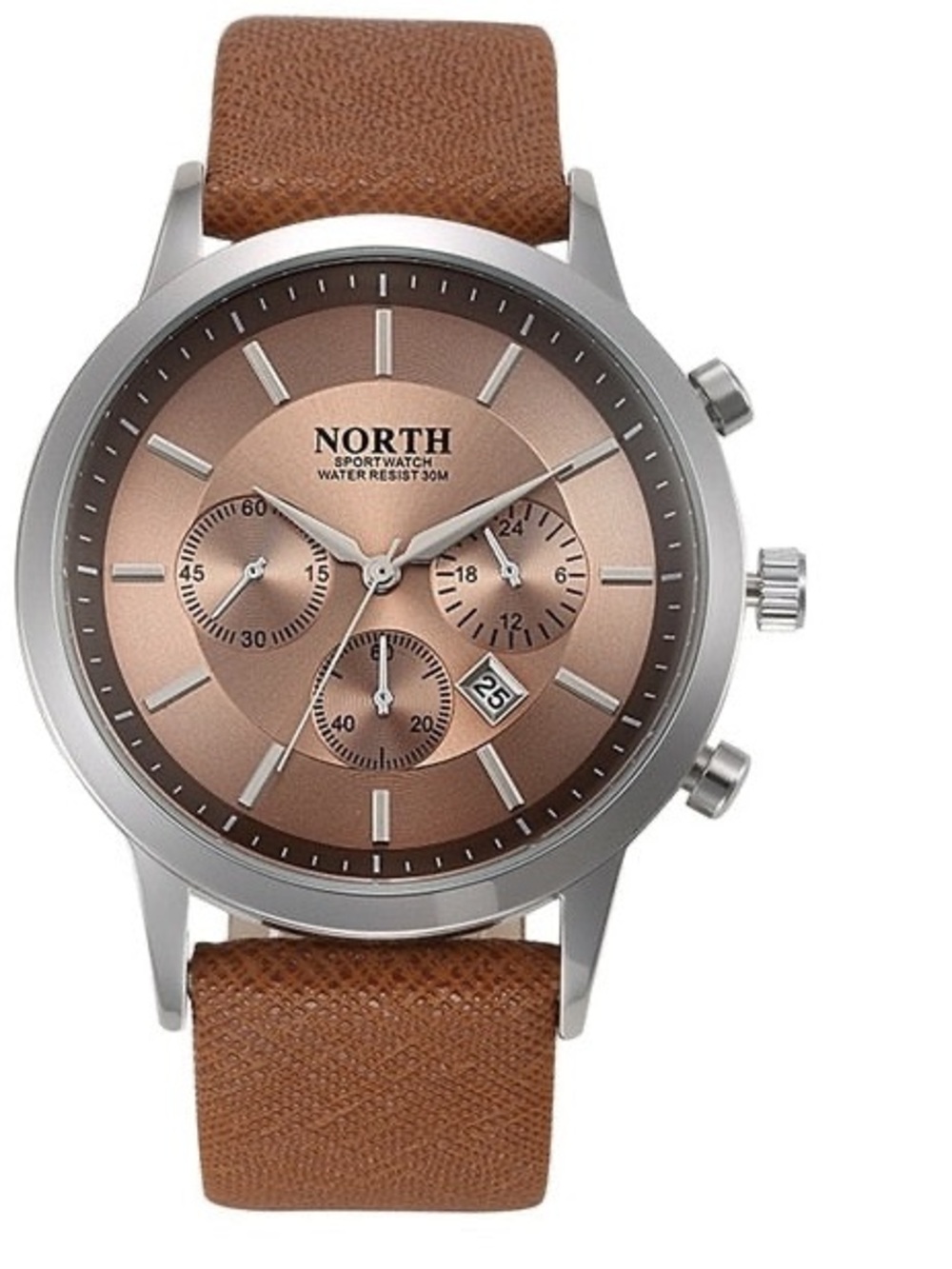 *FREE SHIPPING!!* Men’s Brown Waterproof North Watch
